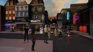 A Virtual Virgin Traverses Utherverse