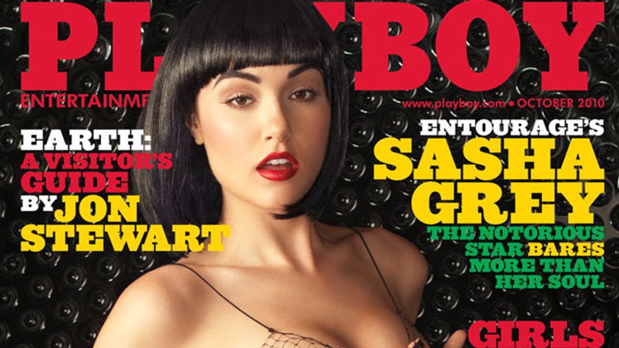 Sasha Grey Covers October Playboy