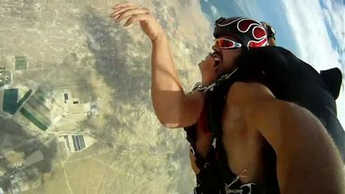 Adult Performer Voodoo Sacked After Skydiving Shag