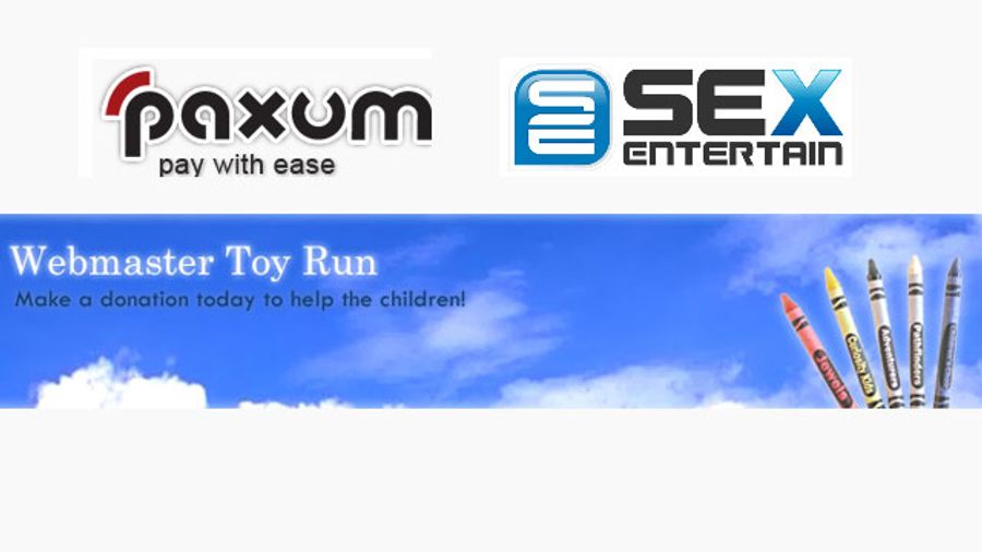 Paxum Matches Donations to Webmaster Toy Run