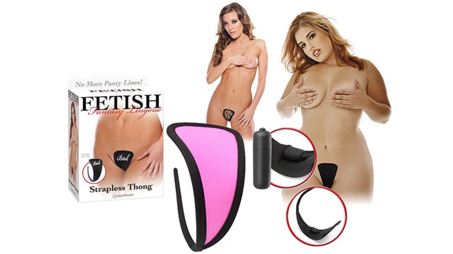 Fetish Fantasy Offers Line-Free Look With Strapless Thong