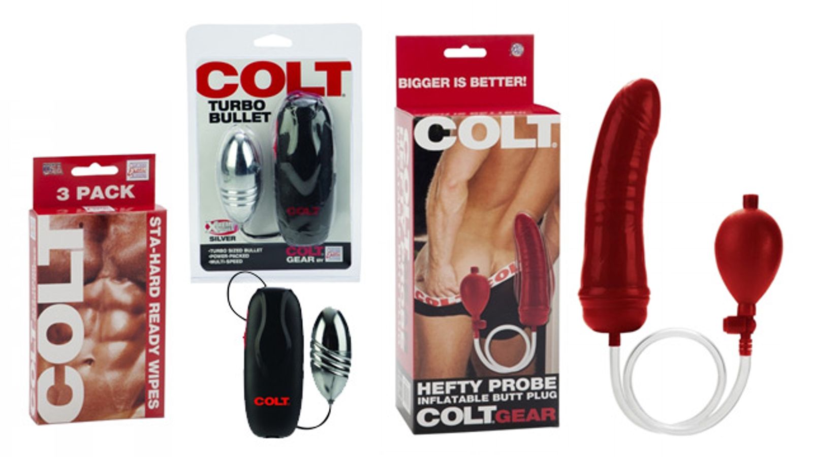 California Exotic Novelties Presents New Items in Colt Line