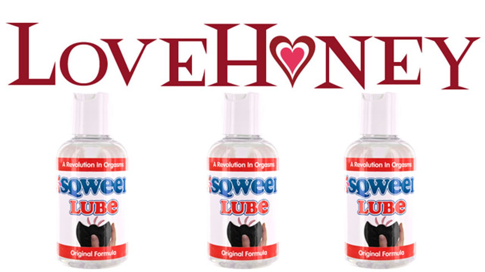 LoveHoney Streets Custom Water-based Sqweel Lube, O-face Included
