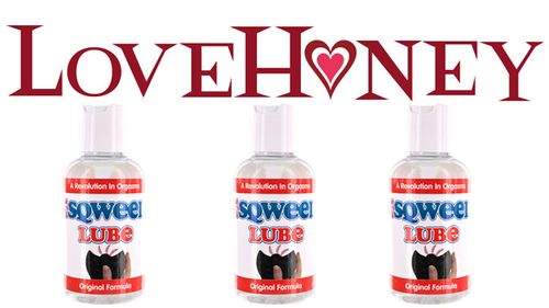 LoveHoney Streets Custom Water-based Sqweel Lube, O-face Included