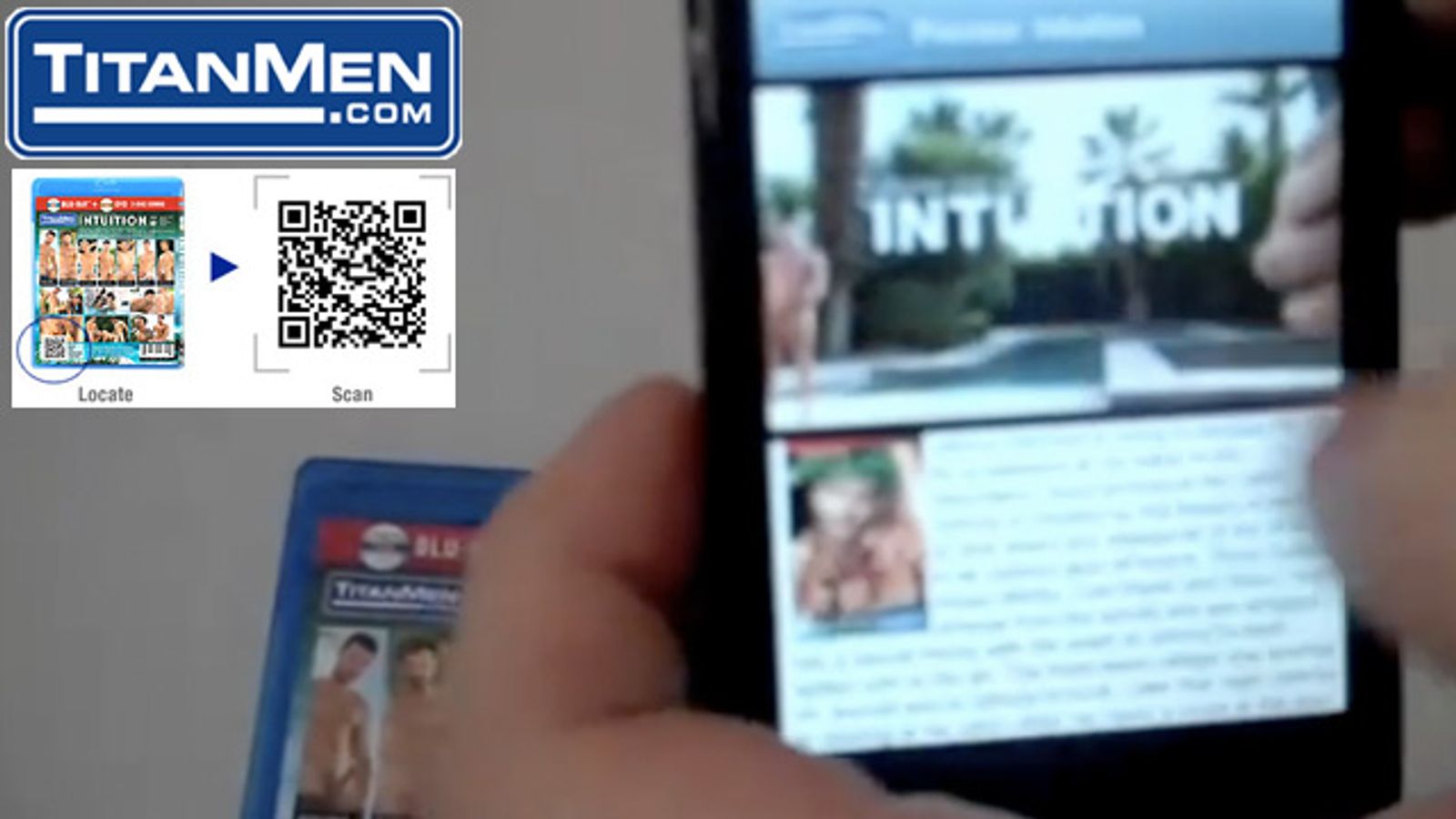TitanMen Q.R. Codes Allows Consumers to Watch Mobile Trailers In-Store