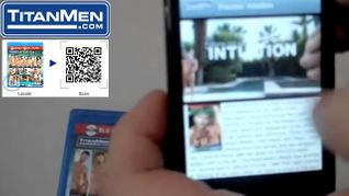 TitanMen Q.R. Codes Allows Consumers to Watch Mobile Trailers In-Store