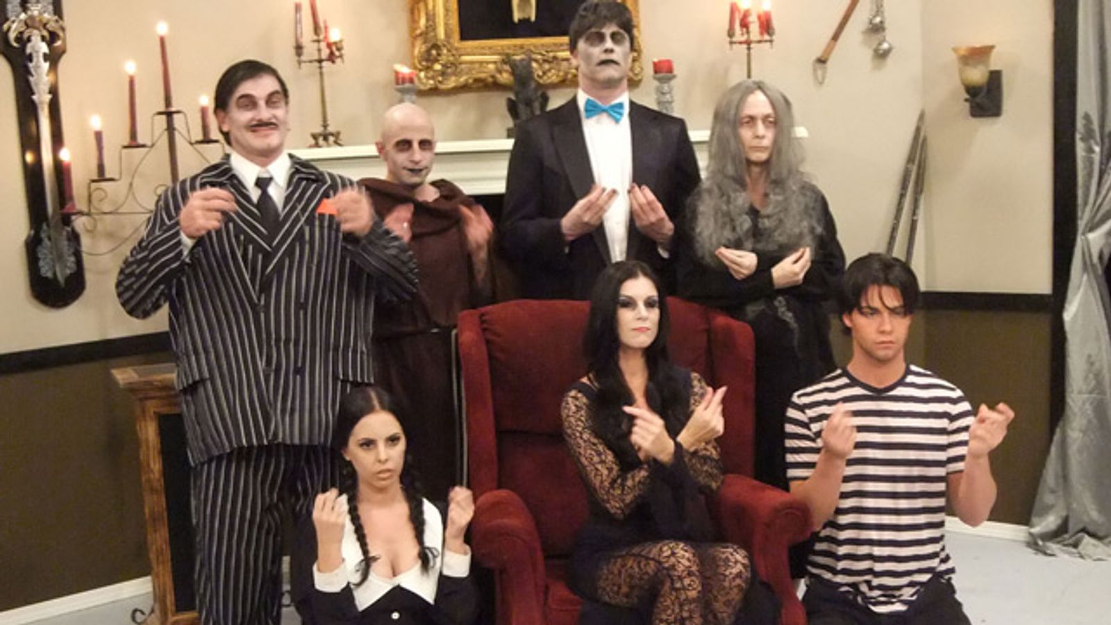 Sweet Mess Films Debuts Addams Family Parody Promo Site