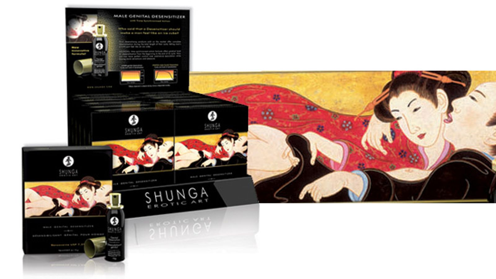 Shunga Offering Free Display for Male Genital Desensitizer