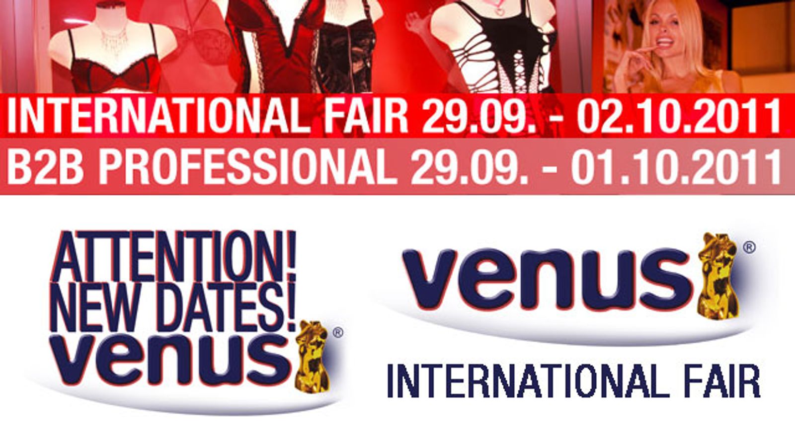 Venus 2011 Pushed Back by One Week to Sept. 29-Oct. 2