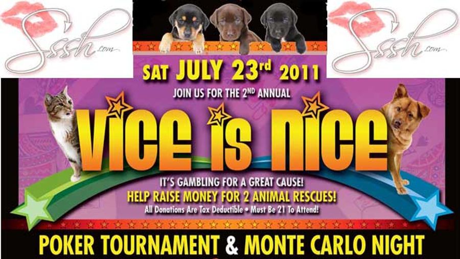 Sssh.com Sponsors Upcoming Vice is Nice Charity Event