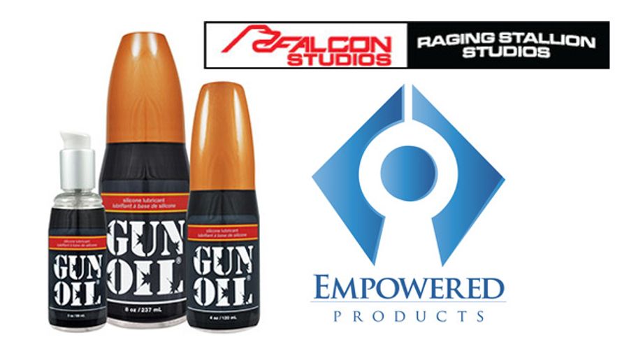 Falcon, Raging Stallion Studios Name Gun Oil Official Lube