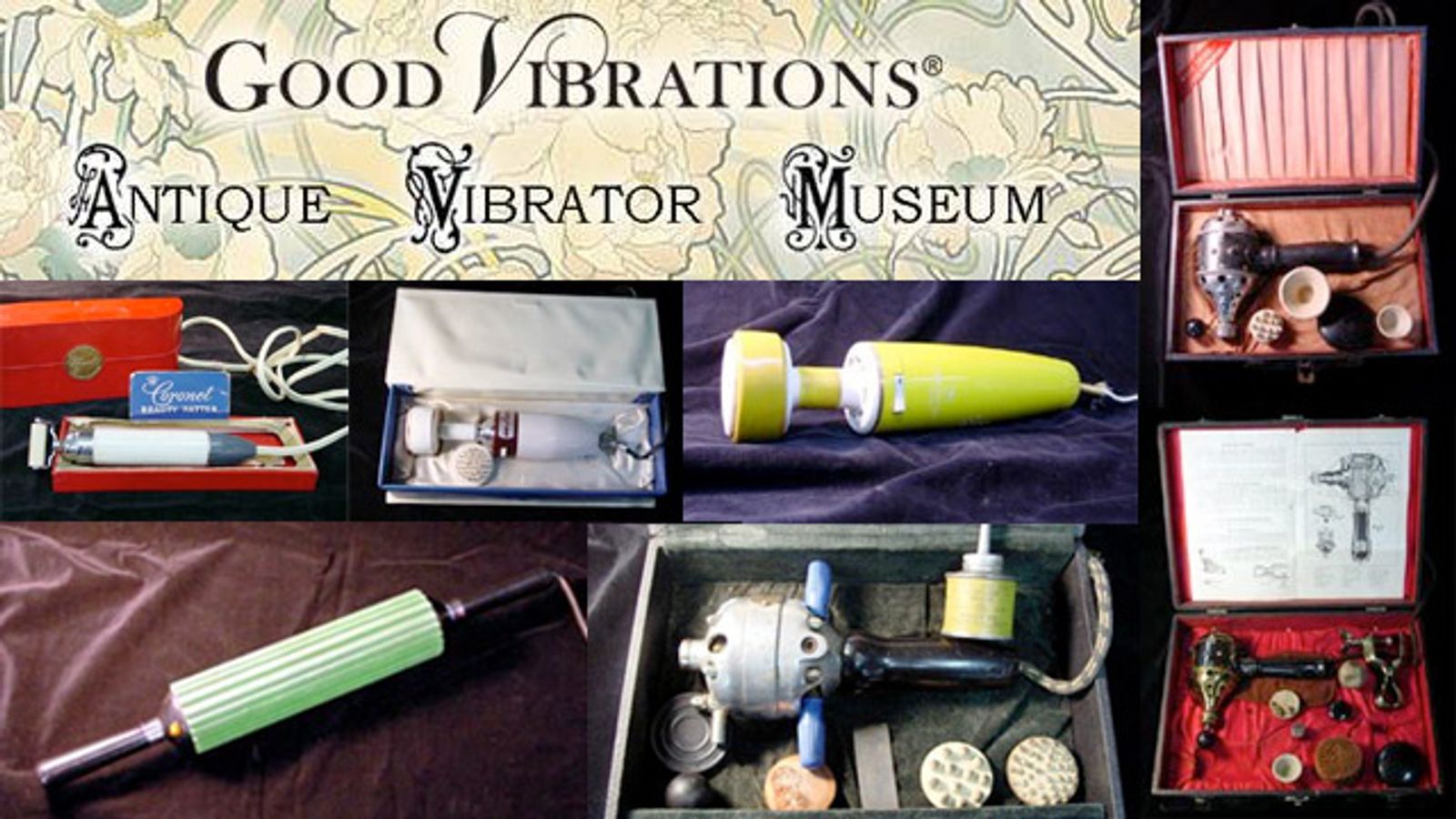 Good Vibrations’ Antique Vibrator Collection in ‘Hysteria’