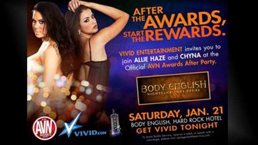 Allie Haze and Chyna at Vivid's Official Award Show After-Party