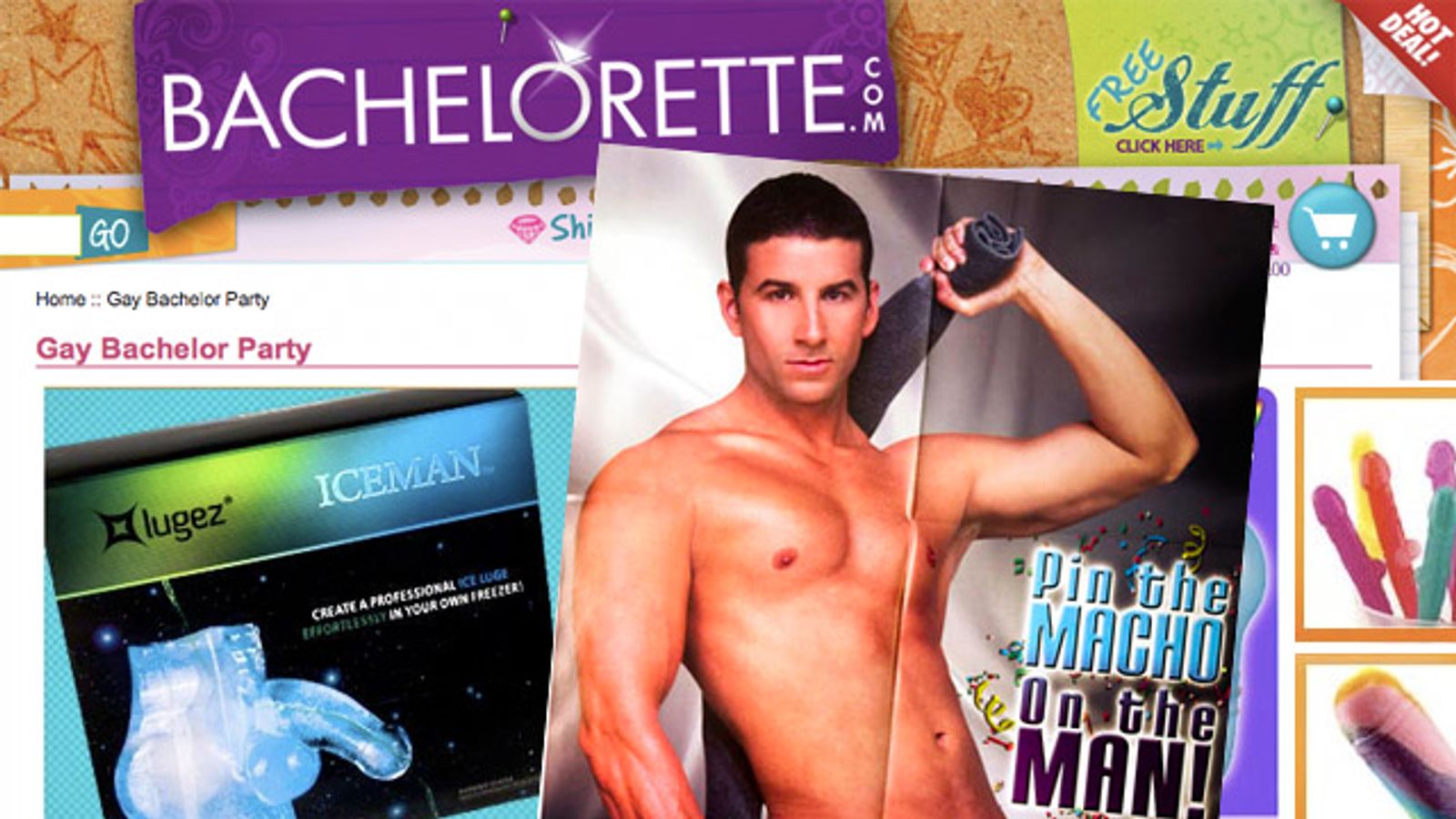 Gay Bachelor Party Supplies from Bachelorette.com