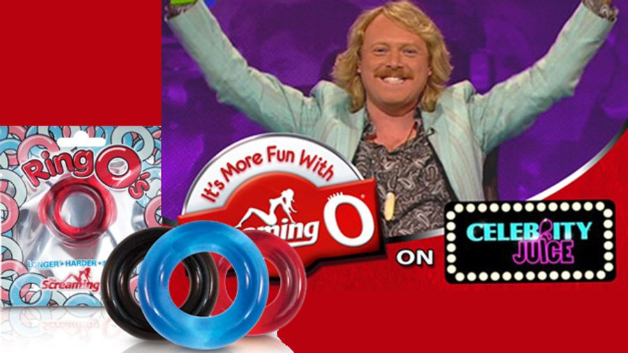 The Screaming O RingO Gives UK TV Show 'Celebrity Juice' Guests Good Taste