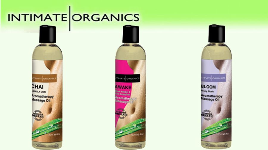 New Intimate Organics Massage Oils Available May 1
