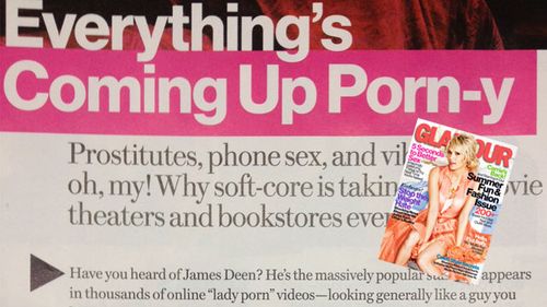 'Glamour' (Sort of) Discovers Porn, Earth Continues to Spin