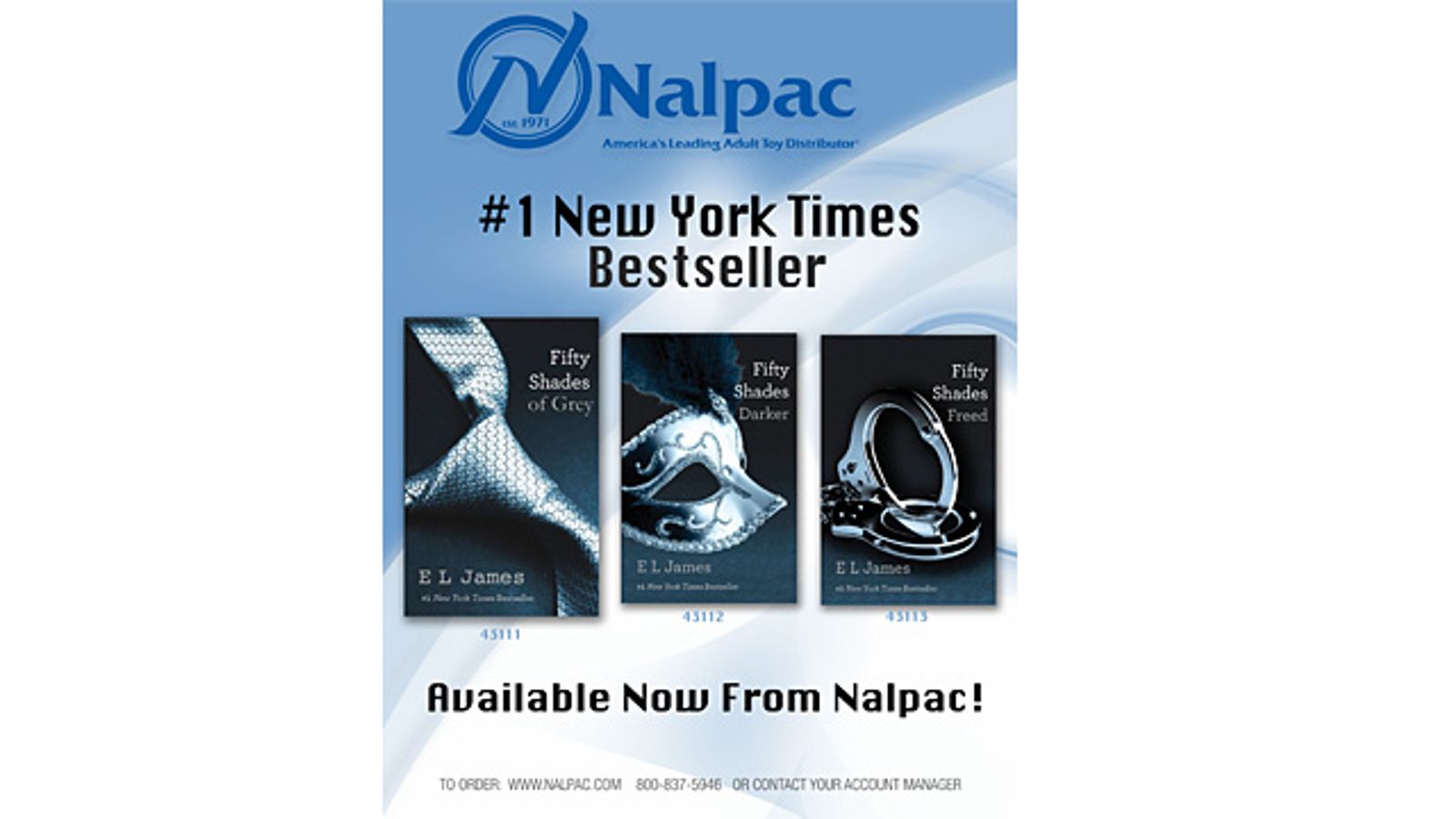 Nalpac Carrying ‘Fifty Shades’ Trilogy