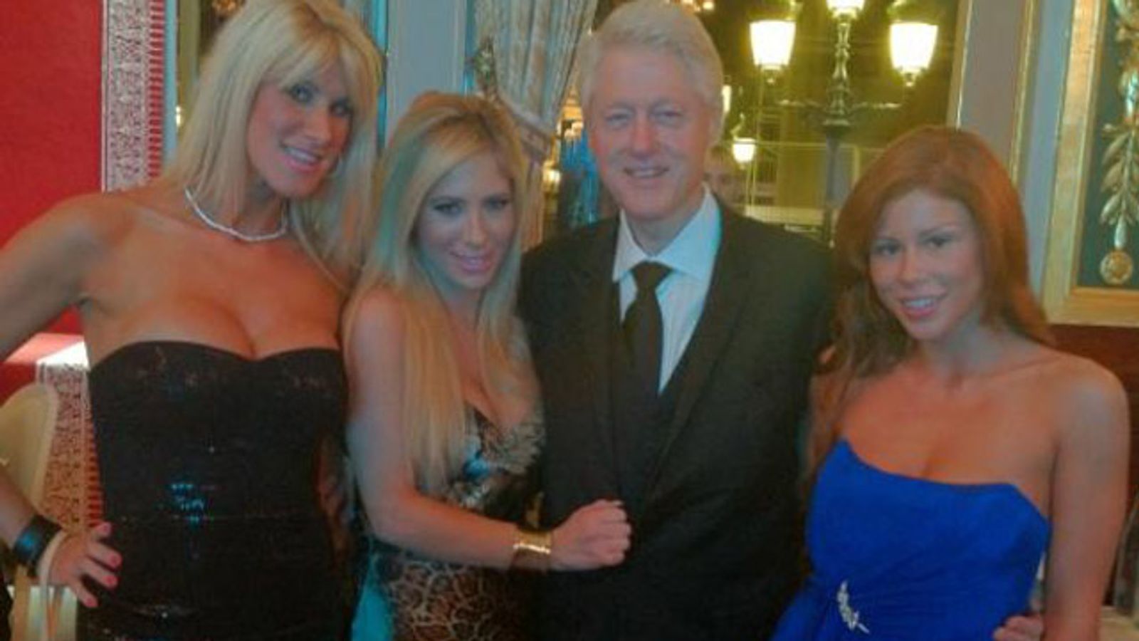 Bill Clinton Rubs Elbows With Brooklyn Lee, Tasha Reign