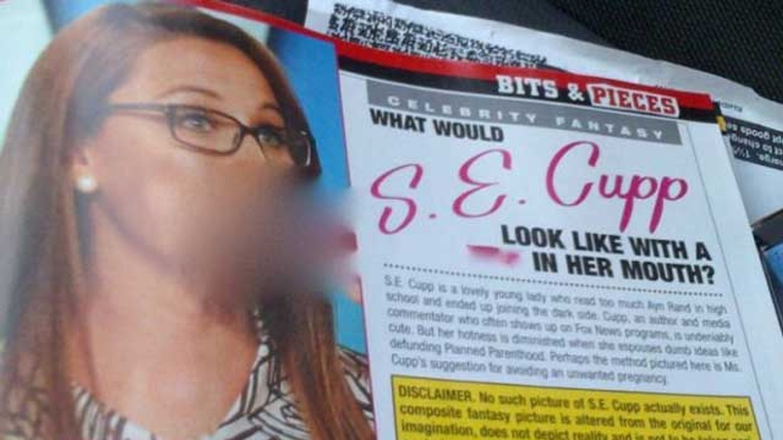 S.E. Cupp 'Dick in Mouth' Image Brings Left & Right Together