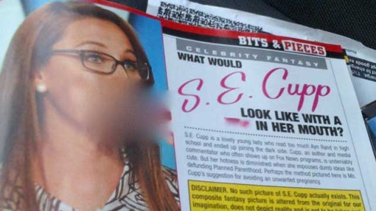 S.E. Cupp 'Dick in Mouth' Image Brings Left & Right Together | AVN