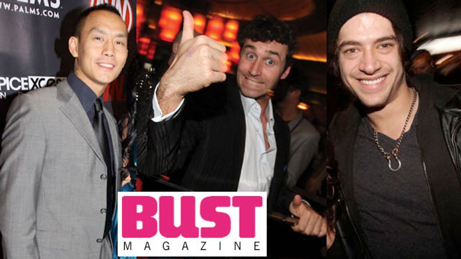 Porn Stars Corvus, Deen and Styles Lauded by 'Bust' Magazine