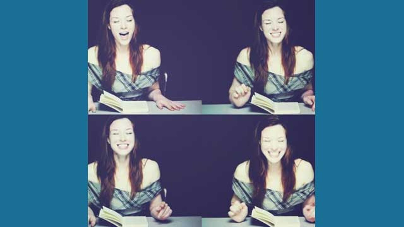 Stoya Reads While Unseen Hands Have Their Way