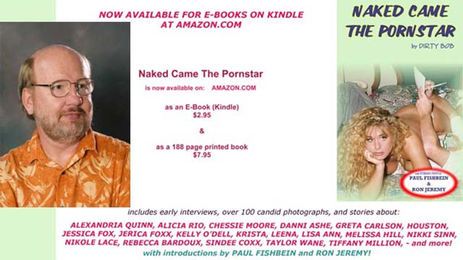 Dirty Bob's 'Naked Came the Pornstar' Available Now