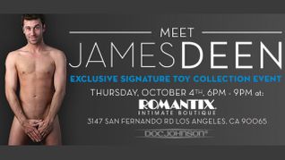 Doc Johnson, Romantix Present Public James Deen Signing Event