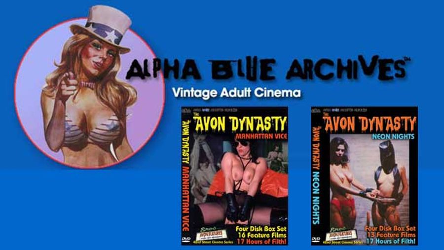 Alpha Blue Archives Releases 4 New Box Sets Of Rare Avon Titles