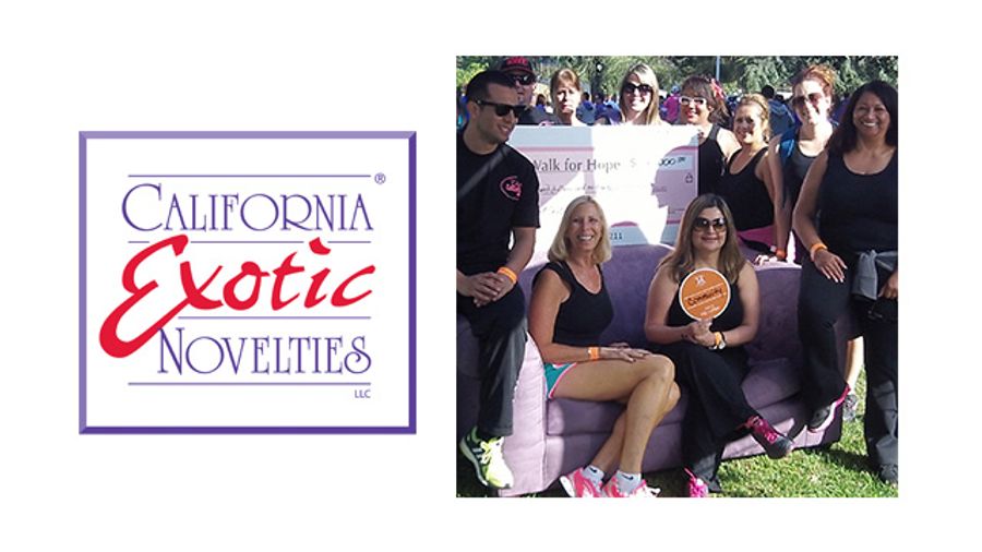 California Exotic Novelties Raises Over $36K in Walk for Hope