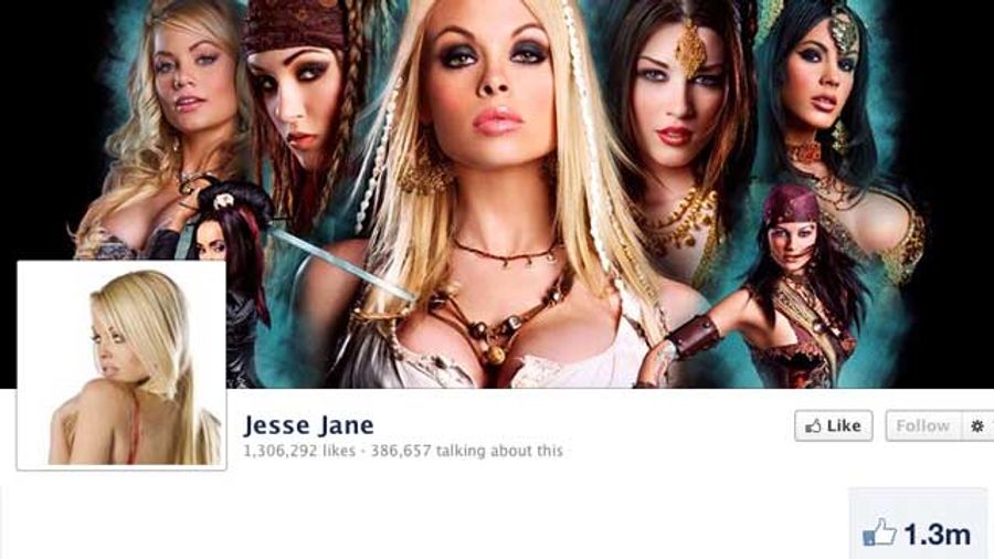 Jesse Jane Reaches 1 Million Likes On Facebook
