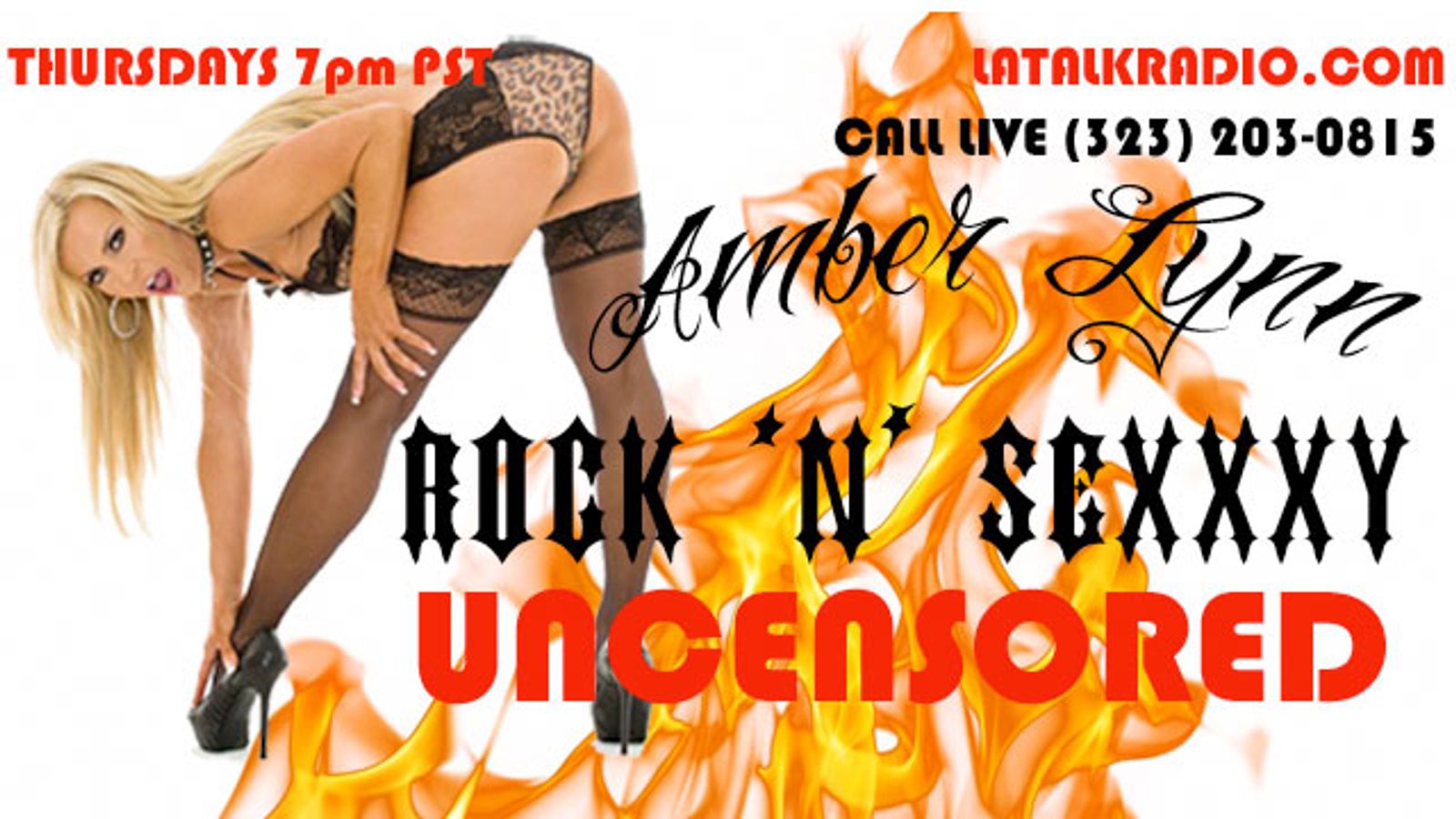 Amber Lynn Now 'Rock 'n' SeXXXy—Uncensored' on LA Talk Radio