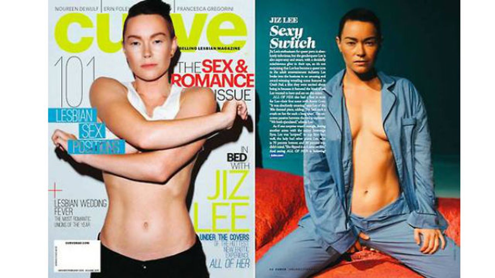 Curve Mag Jan/Feb Issue Features Jiz Lee on the Cover