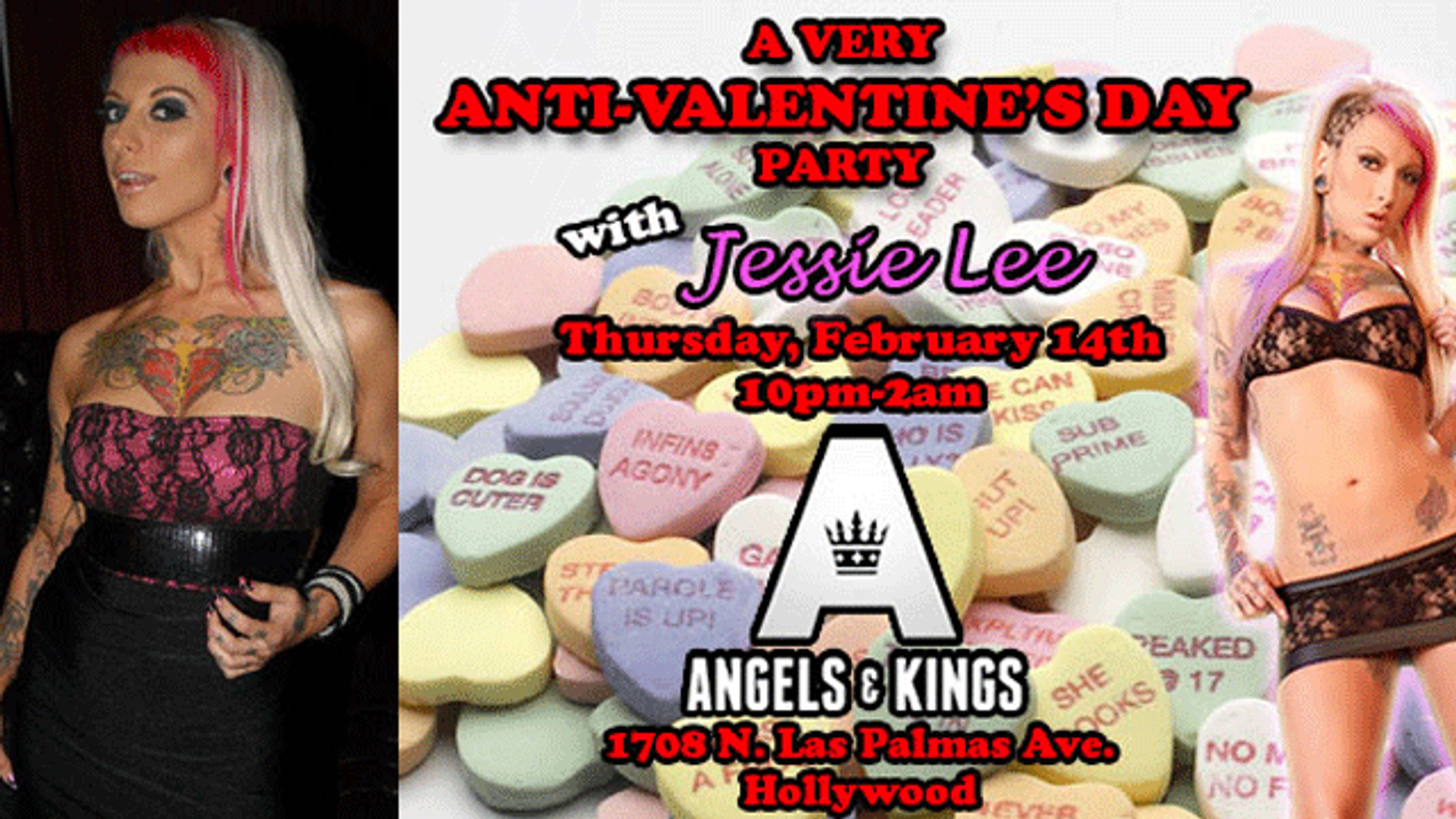 Jessie Lee Rages Against Valentine's Tonight in Hollywood