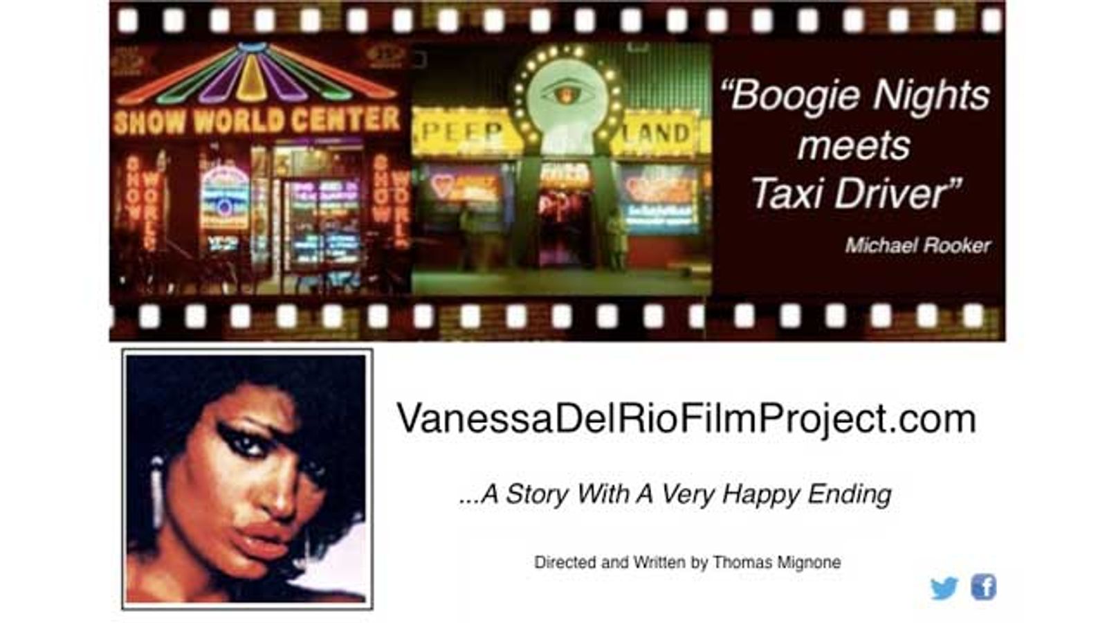 Vanessa Del Rio Co-Scripted Homage to Times Square & '70s Porn