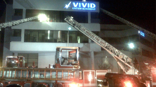 Fire at Vivid Building