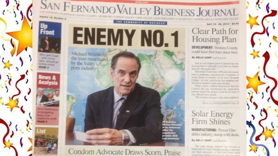 SF Valley Business Journal Calls AHF's Weinstein 'Enemy No. 1'