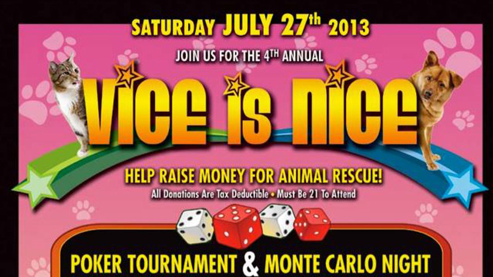 Reminder: 4th Annual Vice Is Nice Slated for July 27