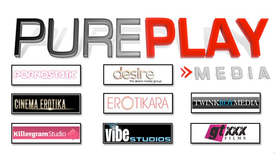 Pure Play Media Now Distributing 8 New Adult Studios