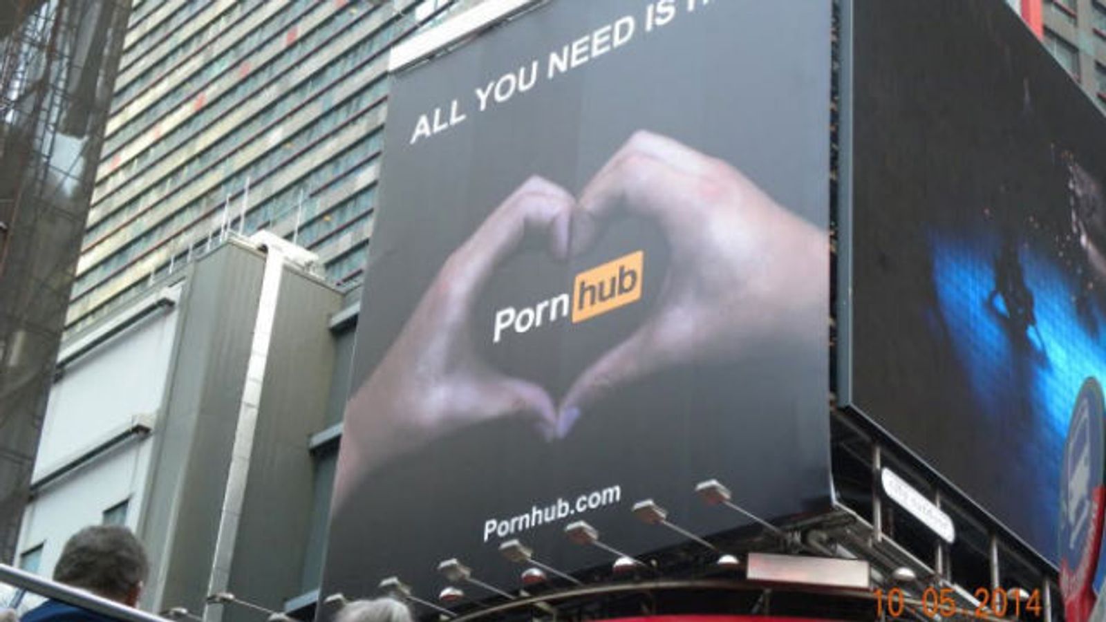UPDATED - Pornhub Unveils New Times Square Billboard