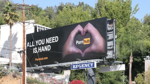 Pornhub's Sunset Strip Billboard Sends a Message