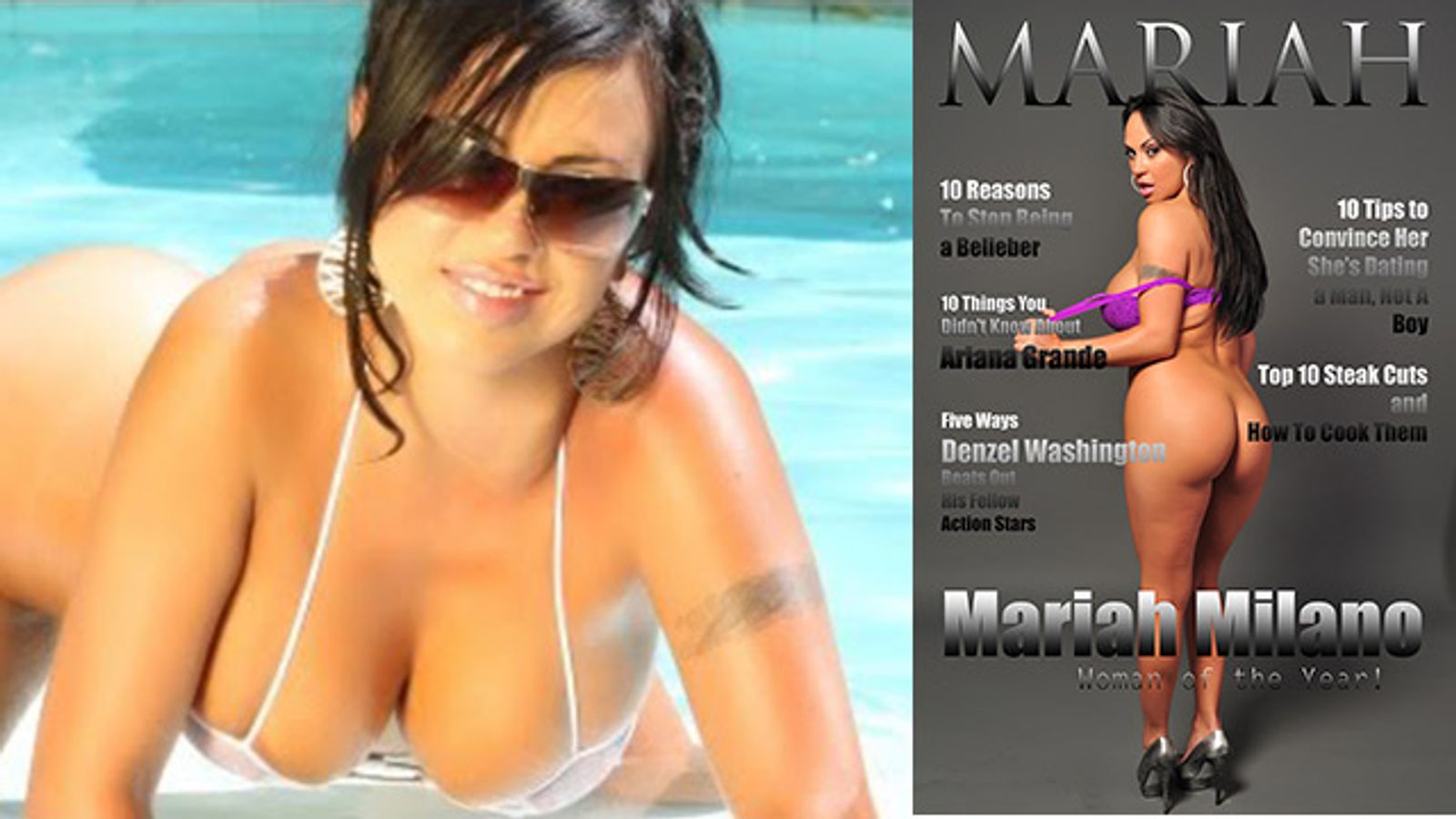 Retired Porn Star Mariah Milano Launches 'Mariah' Magazine