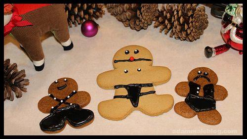 AdamMaleBlog.com Creates Naughty Gingerbread Cookie Tutorial