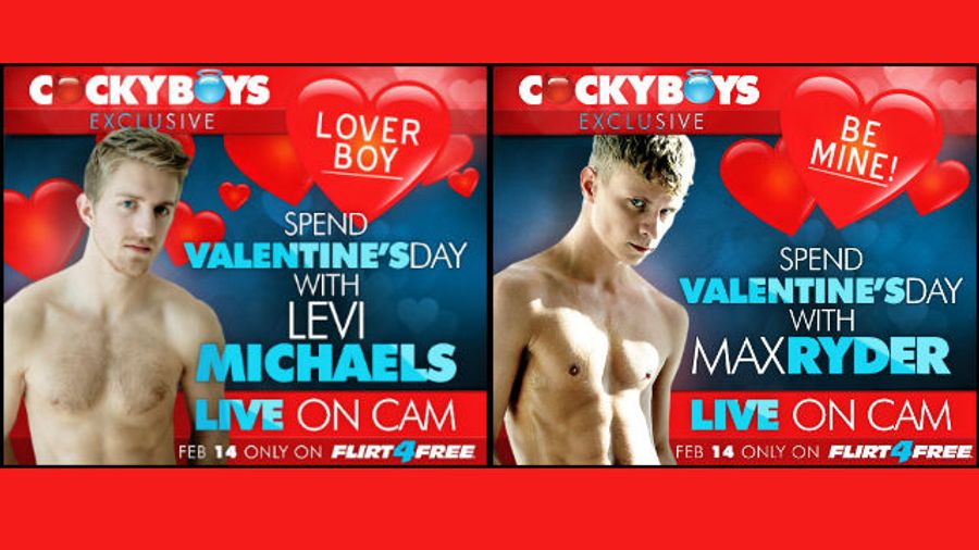 CockyBoys Partners with Flirt4Free in Time for Valentine's Day