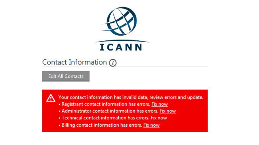 New WHOIS Info Verification Being Implemented by ICANN