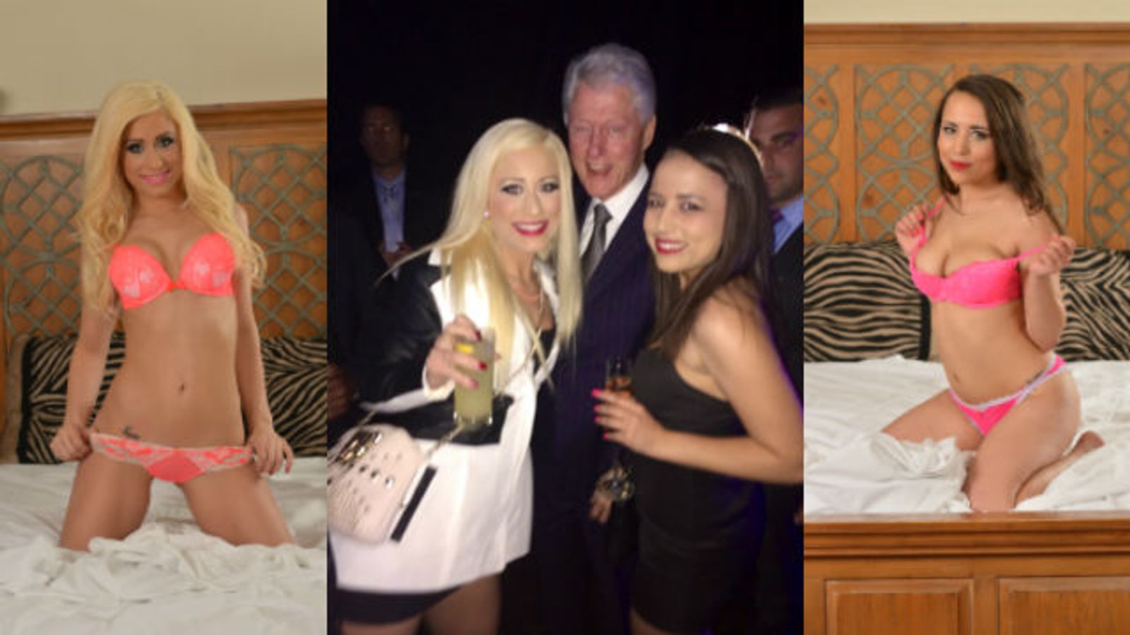 Bill Clinton Rubs Shoulders with Sex Workers at Hollywood Bash