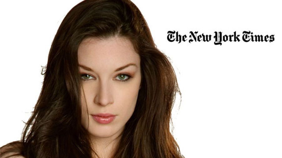Stoya Weighs in on Porn Star Privacy for 'NY Times'