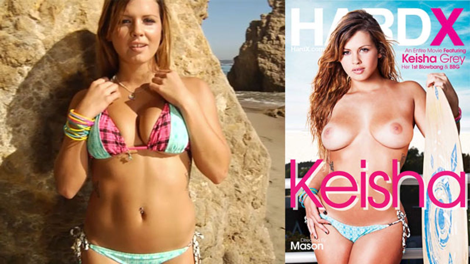 Mason Showcases Keisha Grey for Hard X