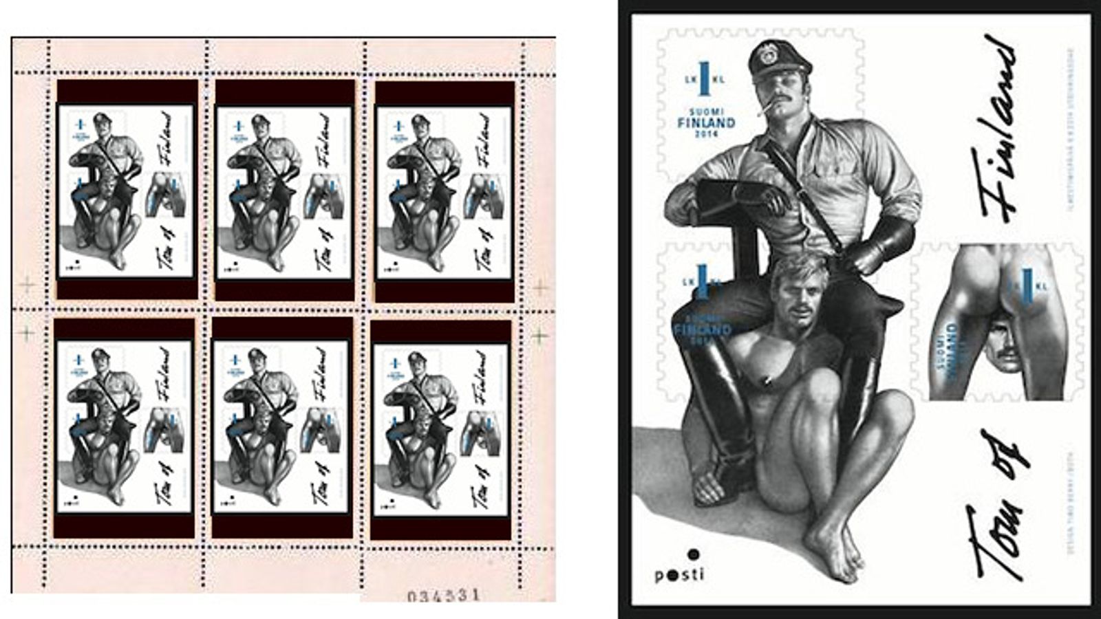 Finland to Release 'Tom of Finland' Stamps